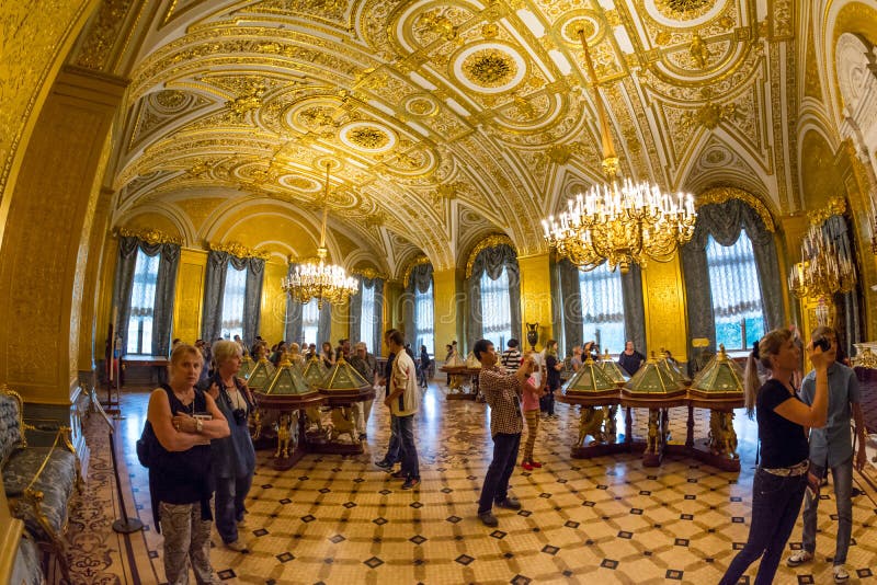 Golden Room in the State Hermitage, a Museum of Art and Culture Editorial Image - Image of ornate, ancient: 88761235