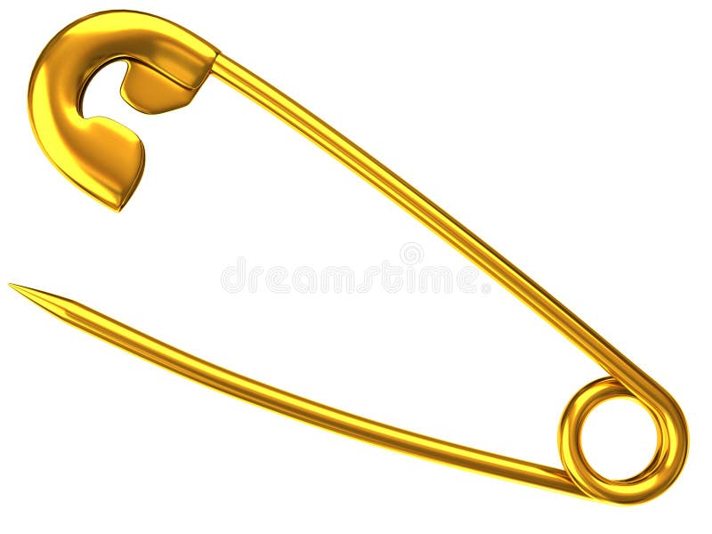 Premium Vector  Set of realistic safety pins for clothes safety