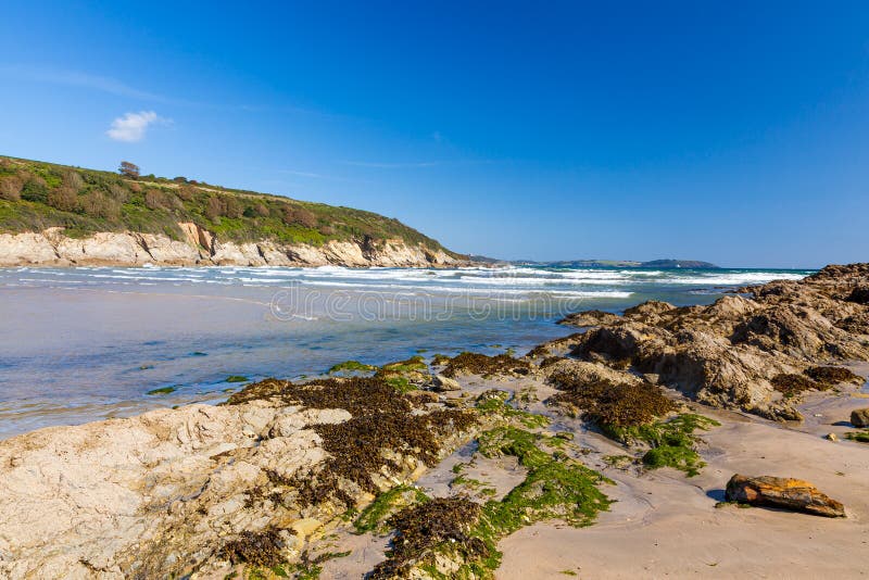 Maenporth Beach Falmouth Cornwall England