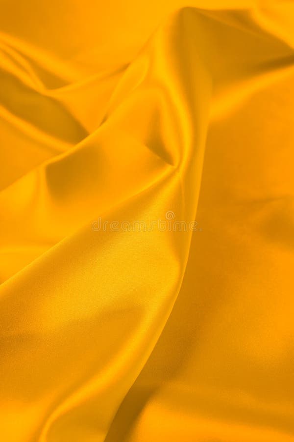 Gold Fabric Silk Satin stock photo. Image of warm, silky - 11907074