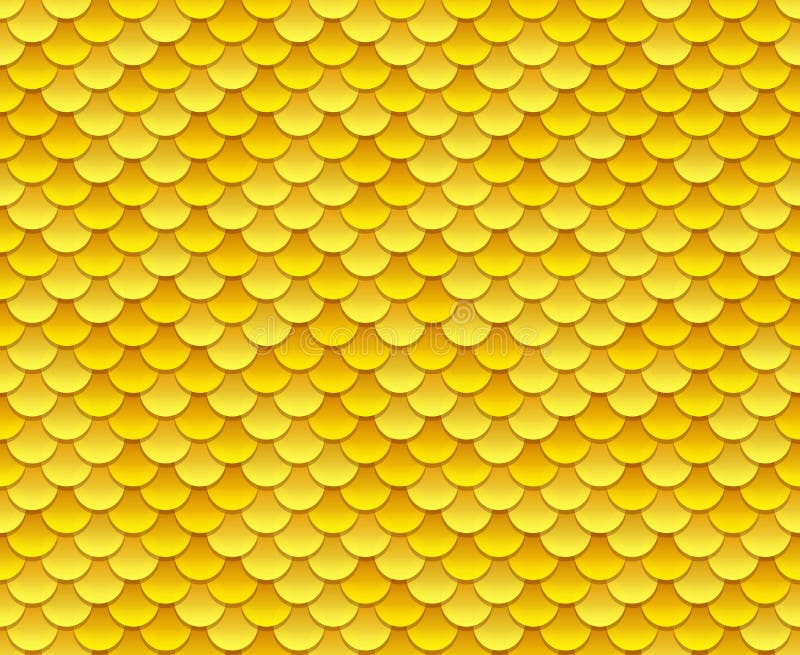 Golden scale pattern stock vector. Illustration of graphic 71048554
