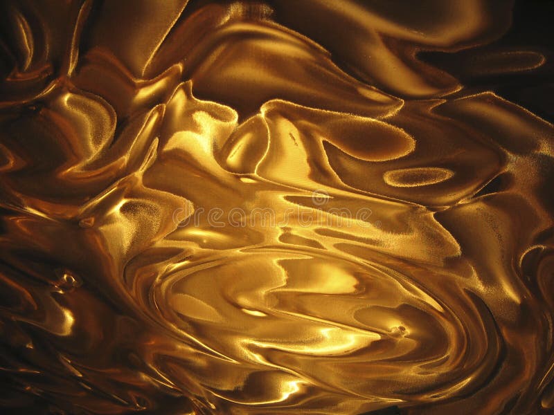 Sfondo astratto con il golden silk increspature.