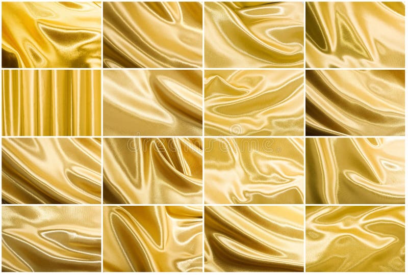Golden silk stock image. Image of beautiful, fashion 13395889