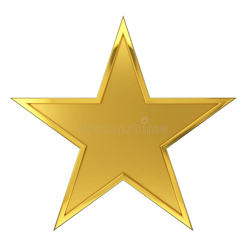 Golden Star Award vector illustration Golden Star Award vector illustration