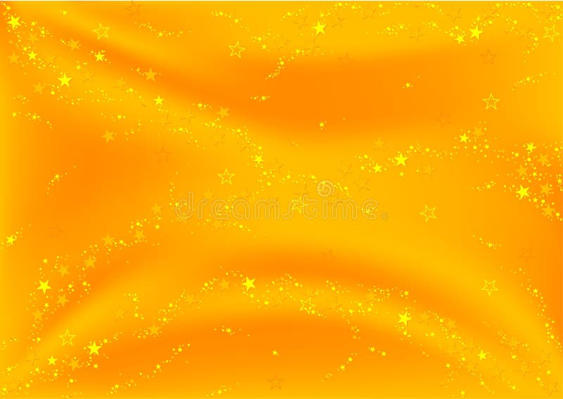 Golden Stars Background