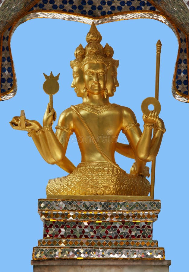 Golden Statue In Hong Kong Picture. Image 710666