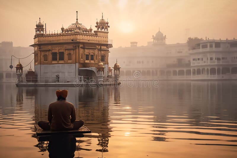 The Golden Temple, also known as Sri Harmandir Sahib, is a stunning Sikh temple located in Amritsar, India. Its golden exterior and serene reflection in the surrounding lake make it a breathtaking sight. It is considered the holiest place in Sikhism and attracts millions of visitors every year. The Golden Temple, also known as Sri Harmandir Sahib, is a stunning Sikh temple located in Amritsar, India. Its golden exterior and serene reflection in the surrounding lake make it a breathtaking sight. It is considered the holiest place in Sikhism and attracts millions of visitors every year.