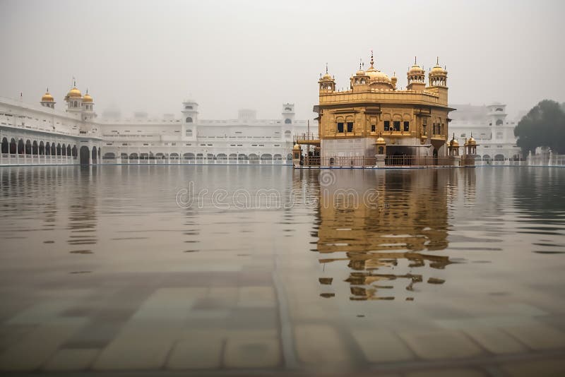 The Golden Temple, also known as Sri Harmandir Sahib, is a stunning Sikh temple located in Amritsar, India. Its golden exterior and serene reflection in the surrounding lake make it a breathtaking sight. It is considered the holiest place in Sikhism and attracts millions of visitors every year. The Golden Temple, also known as Sri Harmandir Sahib, is a stunning Sikh temple located in Amritsar, India. Its golden exterior and serene reflection in the surrounding lake make it a breathtaking sight. It is considered the holiest place in Sikhism and attracts millions of visitors every year.