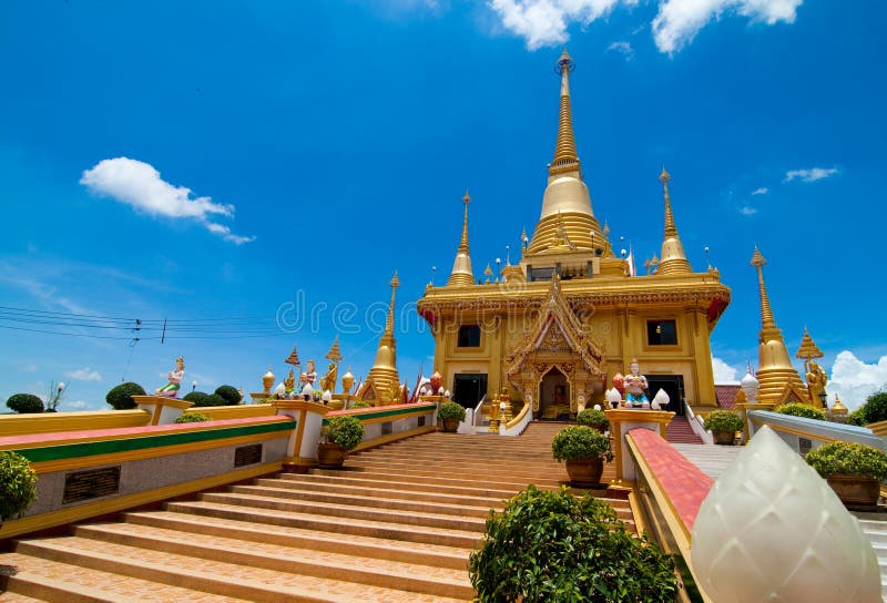 Golden Temple at Wat Kiriwong, Thailand