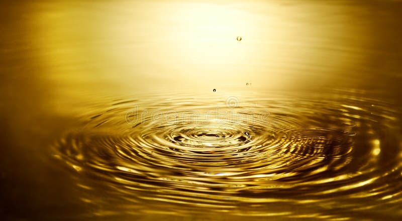 Golden Wavy Background Texture of Golden Water Waves Stock Photo - Image of abst