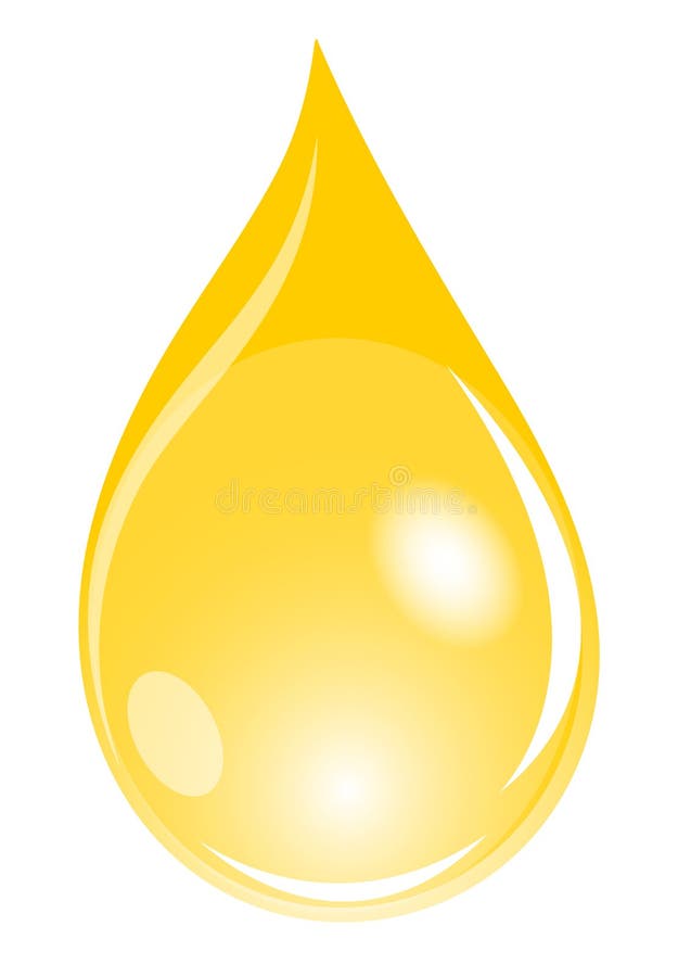 Golden waterdrop