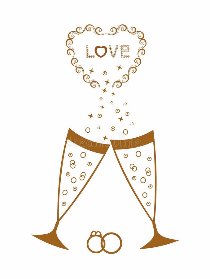 Featured image of post Wedding Champagne Glasses Cartoon Choose from 310 champagne glass graphic resources and download in the form of png eps ai or psd