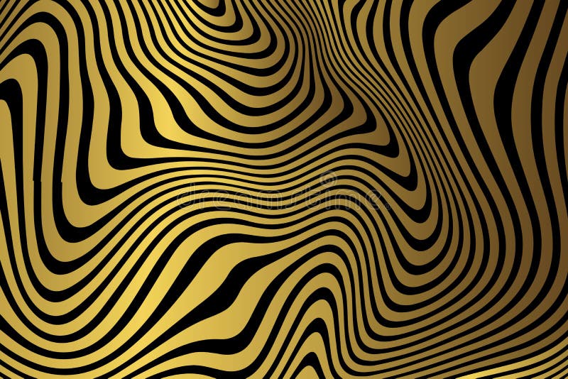 Gold zebra pattern stock vector. Illustration of handmade 66509758