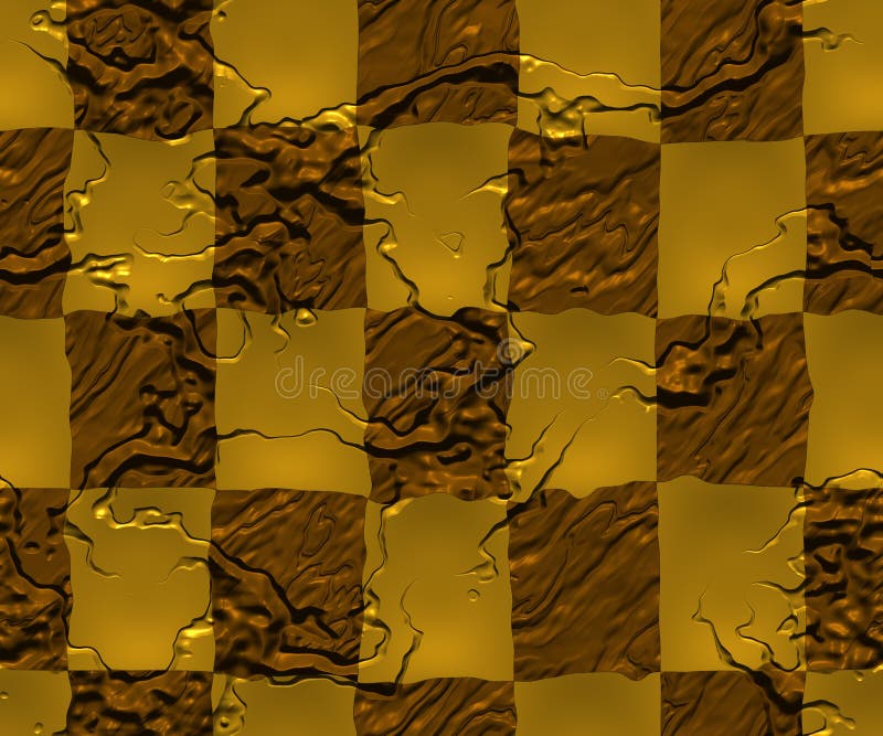 Goldene Kontrolleure vektor abbildung