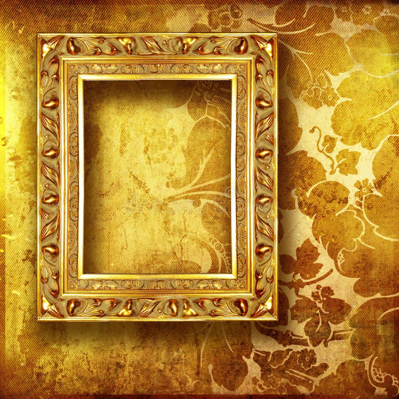 Goldene Kunst vektor abbildung Goldene Kunst vektor abbildung