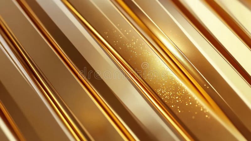 Goldene Linien schimmern schön. abstrakter goldener Hintergrund mit glitzernder Textur. Luxus und elegantes Design. perf stock abbildung
