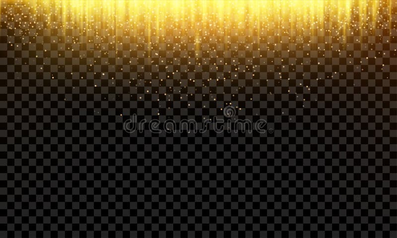 Goldener fallender Funkelnhintergrund des abstrakten Vektors stock abbildung Goldener fallender Funkelnhintergrund des abstrakten Vektors stock abbildung