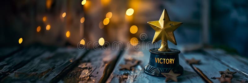 Gold star, word victory written. Symbols Victory day 9 May. Veterans day.1941-1945. Gold star, word victory written. Symbols Victory day 9 May. Veterans day.1941-1945.