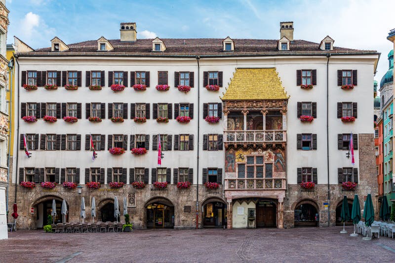 Goldenes Dachl in Innsbruck Editorial Stock Photo - Image of shingle, ancient: 175654233