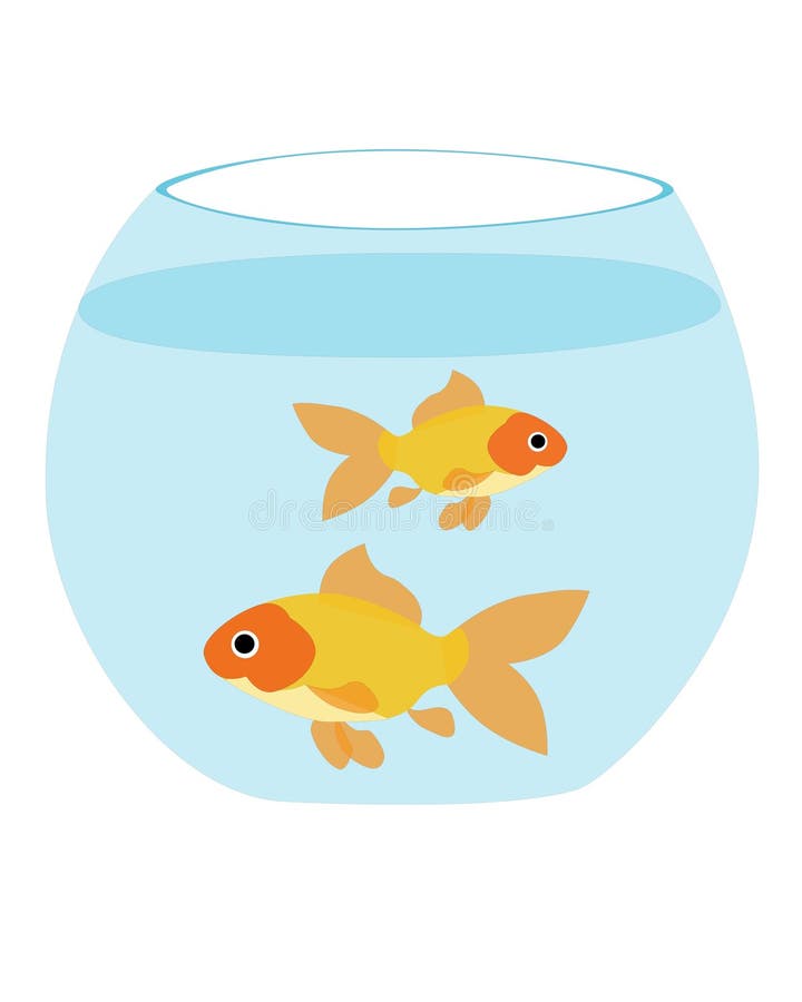 Картинка рыбки в аквариуме для детей на прозрачном фоне