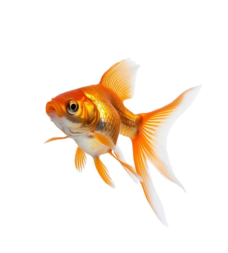 Goldfish Isolated on Transparent Background Stock Illustration -  Illustration of marine, ichthyology: 272623765