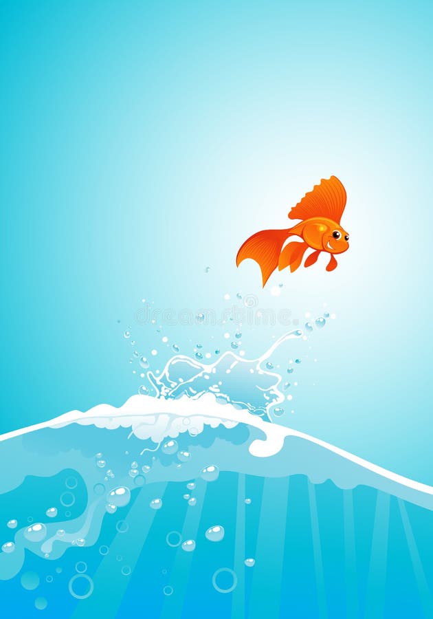 Goldfish jump