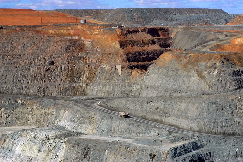 Goldmine of Kalgoorlie royalty free stock photos