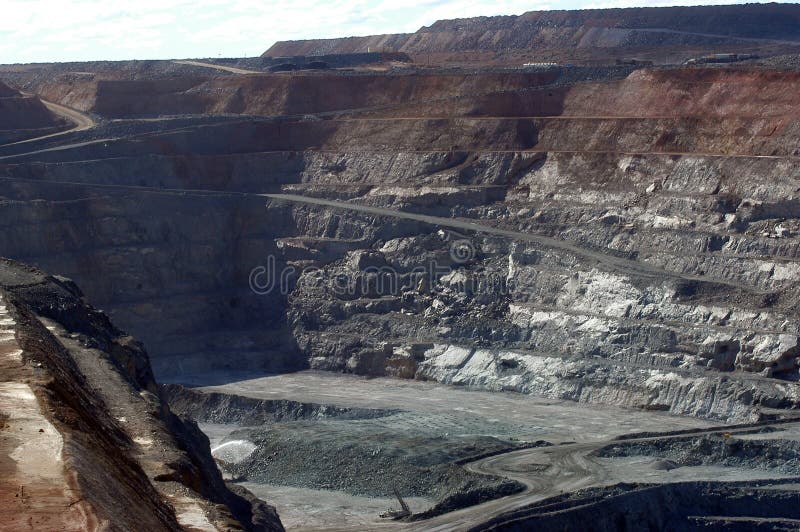 Goldmine of Kalgoorlie stock photo