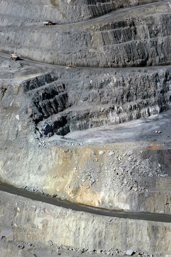 Goldmine of Kalgoorlie stock images