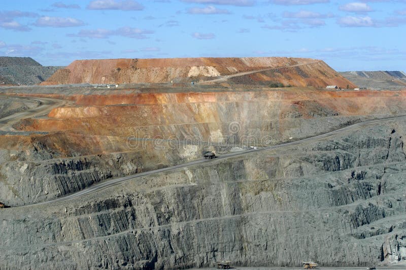 Goldmine of Kalgoorlie stock photography