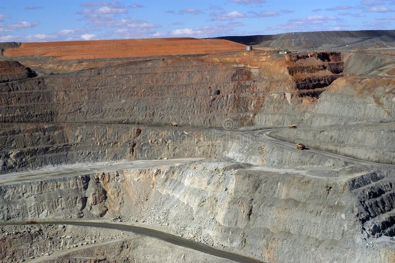 Goldmine of Kalgoorlie royalty free stock photos