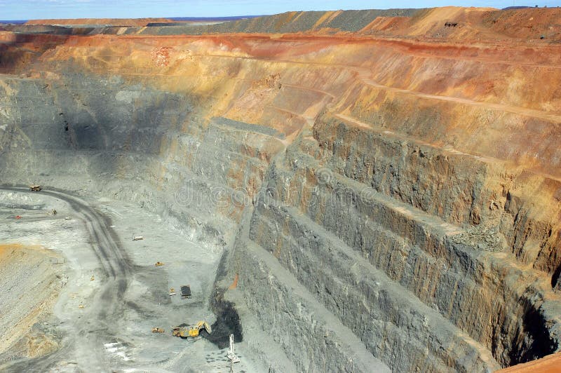 Goldmine of Kalgoorlie royalty free stock photos