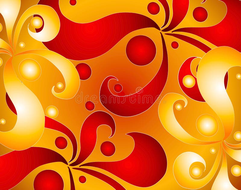 Goldrot-Strudel-Hintergrund stock abbildung Goldrot-Strudel-Hintergrund stock abbildung