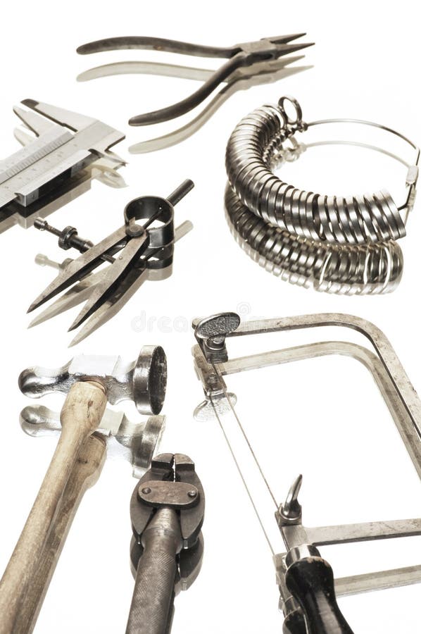 Goldsmiths tools stock image. Image of pliers, measurement 30551071