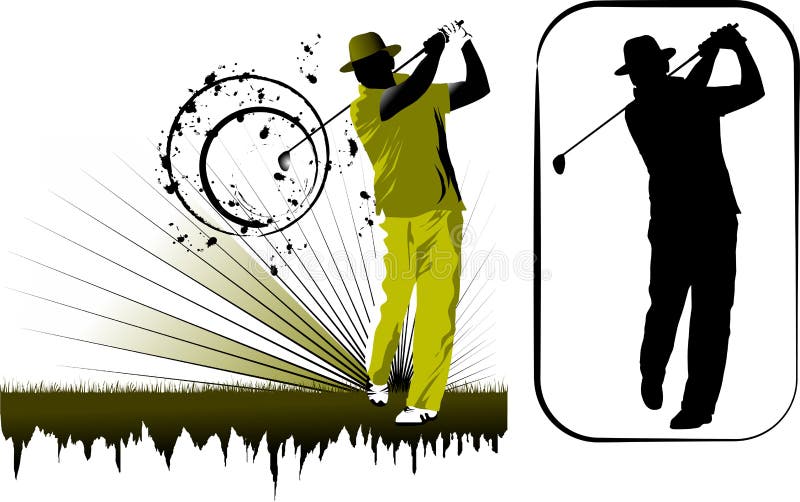 Golf stock illustration