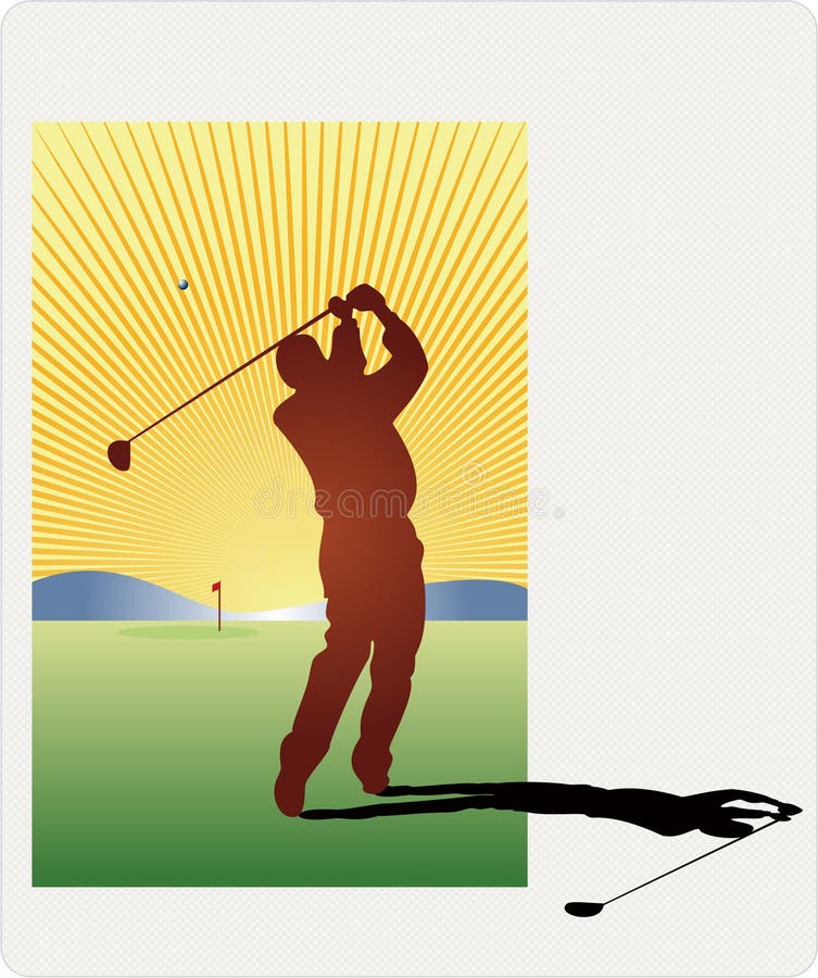 Golf stock illustration