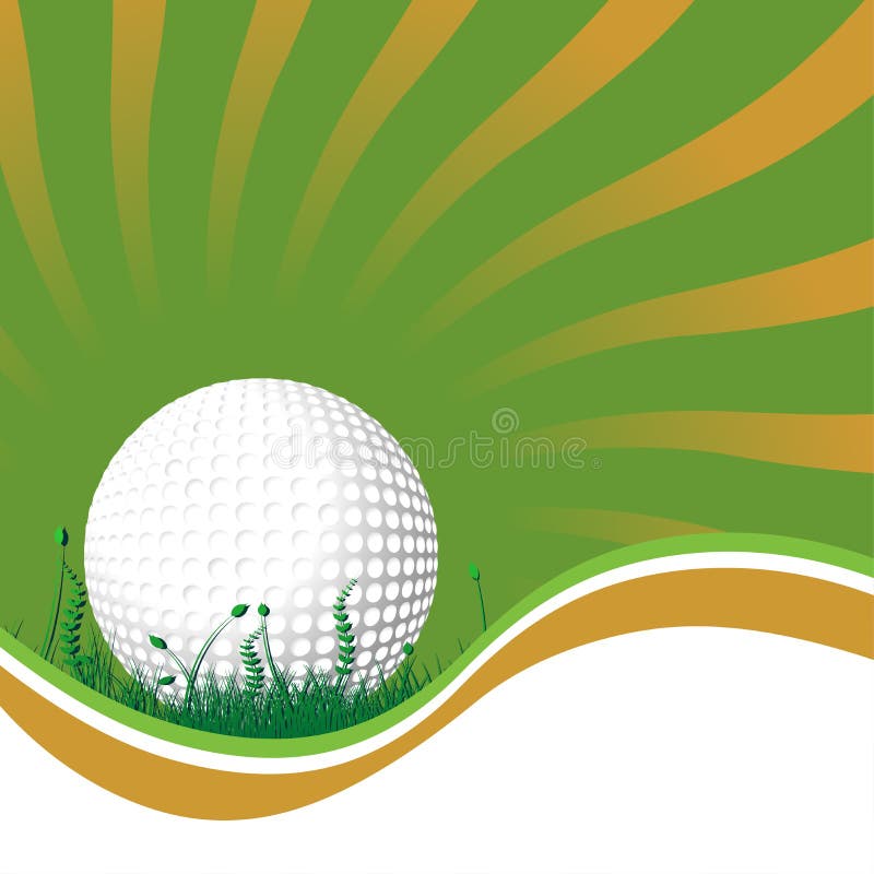 Golf Banner stock vector. Illustration of sign, background - 22175845