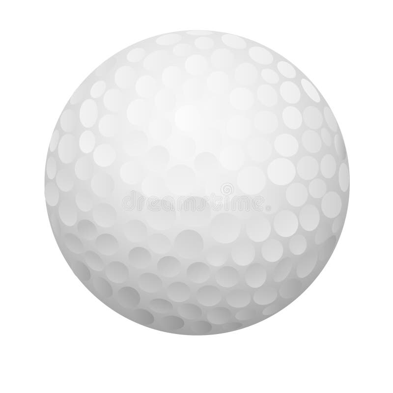 Golf ball stock vector. Illustration of equipment, golfball - 8112681