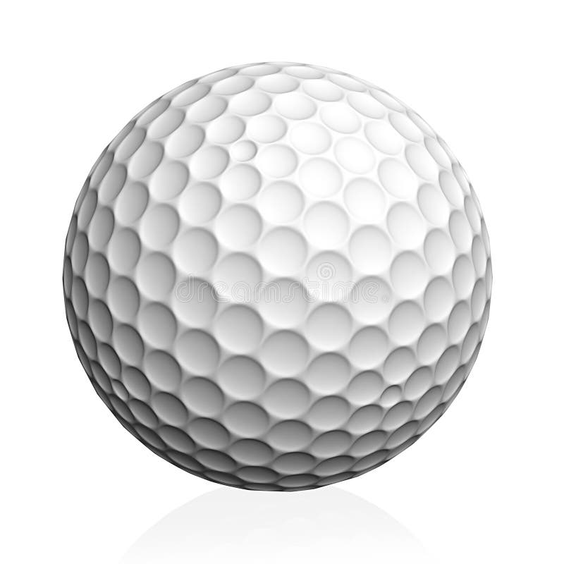 Golf ball stock illustration. Illustration of shadow - 65868353