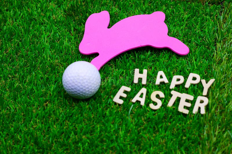 Golf Ball on Easter Holiday Stock Photo Image of ball, beautiful