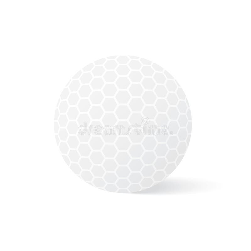 Golf ball icon vector illustration Golf ball icon vector illustration
