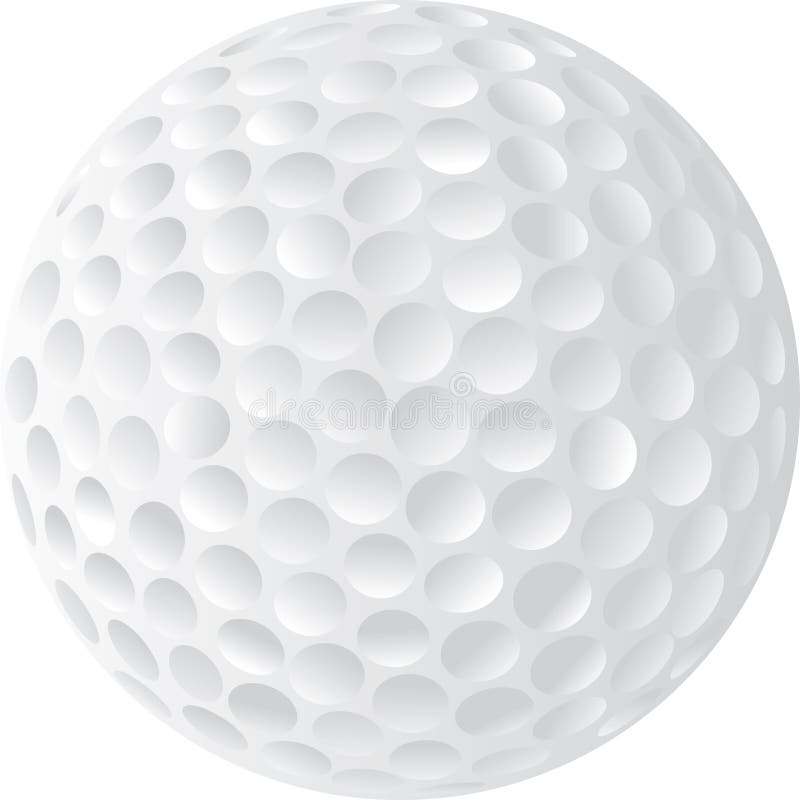 Golf Ball Illustration stock illustration