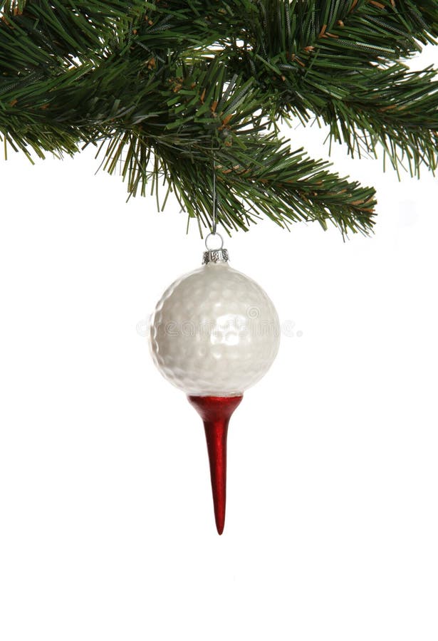 Golf Ball Ornament stock photo. Image of round, seasonal 1344672
