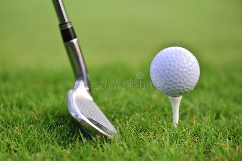 Golf Ball With Stick Stock Images Image 19662704