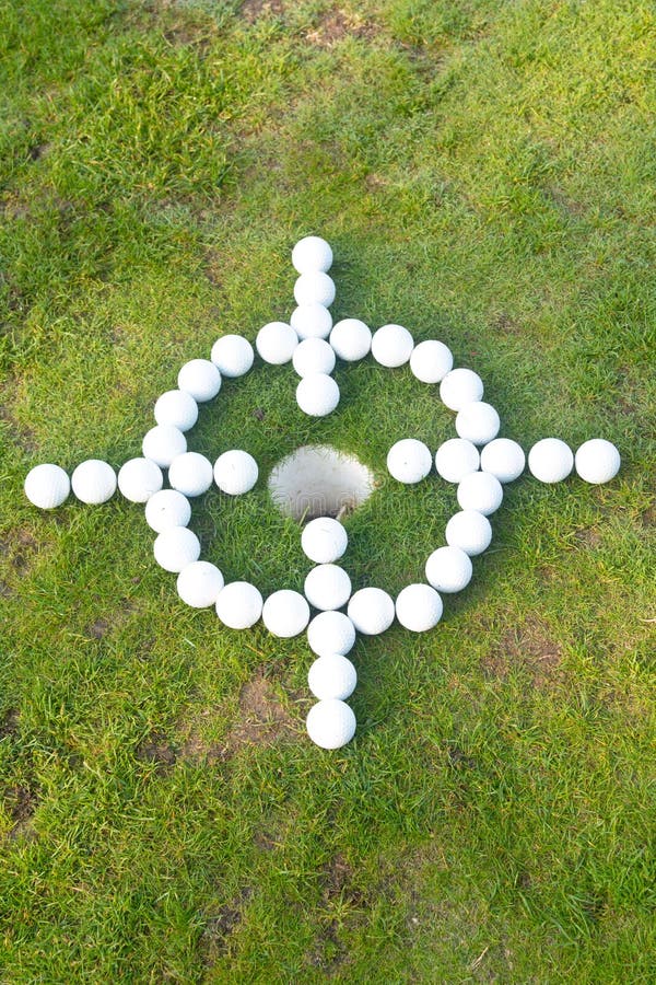 Golf Ball Target Around Hole Stock Photo Image of sport, ball 59301584