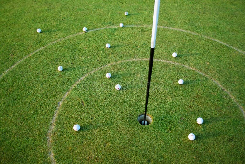 Golf balls stock photo. Image of ground, surface, balls 49026488