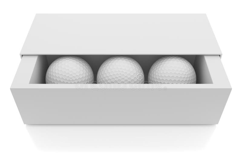 Golf balls stock image. Image of pack, background, container 44921205