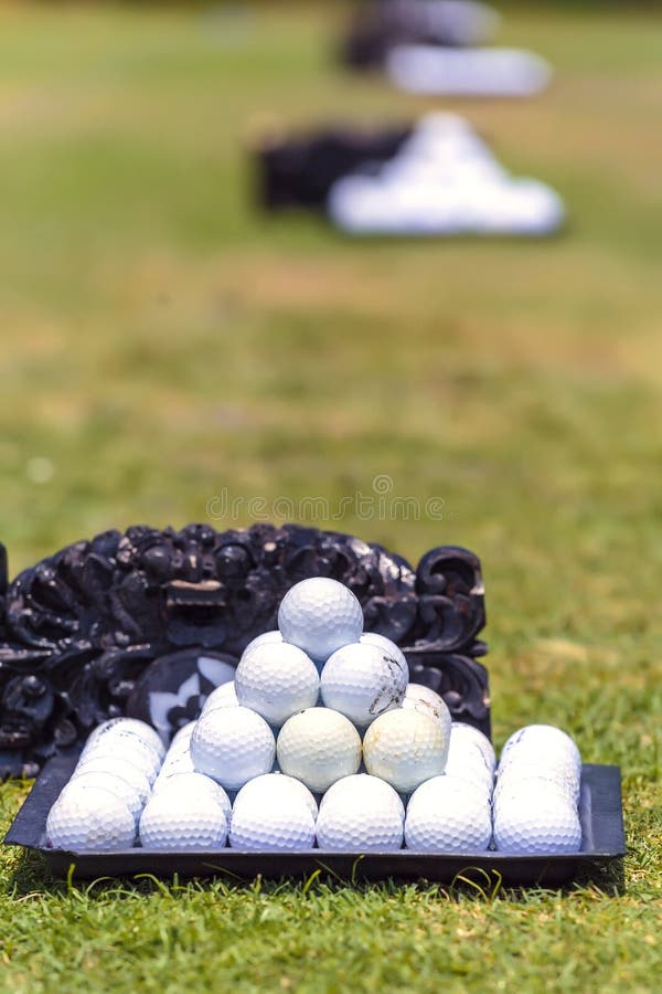 Golf Course at Sunset stock image. Image of beach, grass 97268533