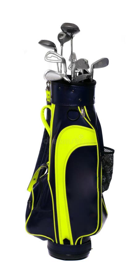 Golf club bag. stock photos