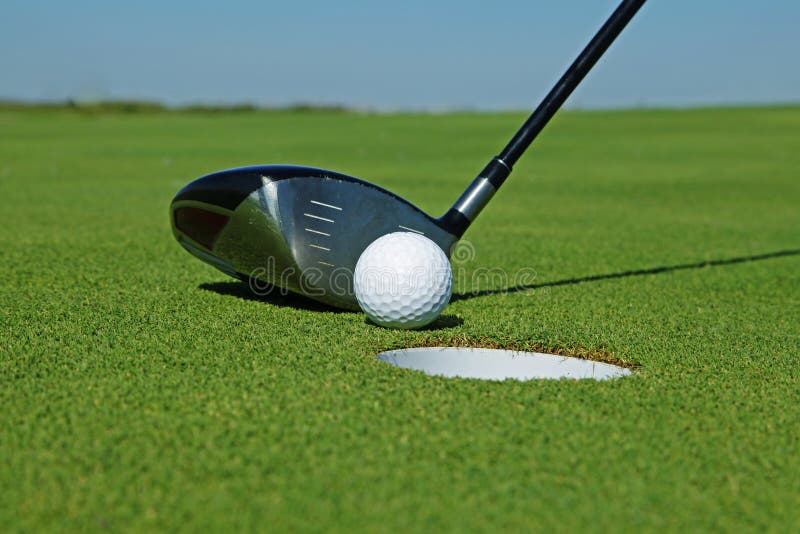 Golf Club and Ball in Grass Stock Image Image of stick, leisure